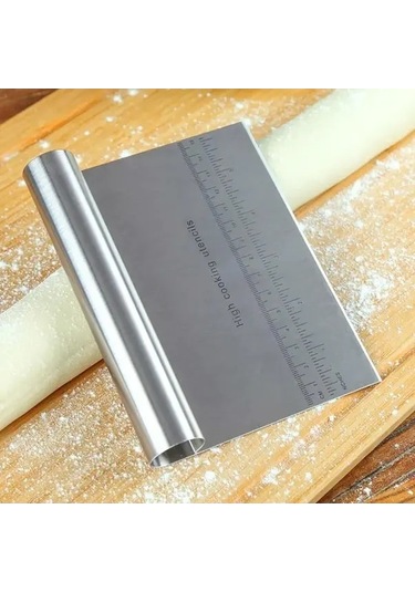 Trendooze Kahverengi Gaojunshop01 Paslanmaz Çelik Hamur Kesici Ergonomik Kulp Yumurta Dilimleyici Gümüş Gümüş