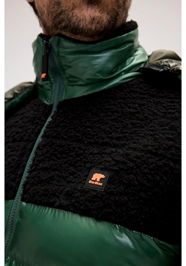 Albert Koyu Yeşil Erkek Puffer Mont-forest Koyu Yeşil