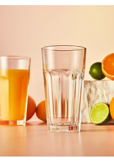 Pasabahce Yüksek Cam Bardaklar 365 Ml 6'lı Set 12160174 Beyaz