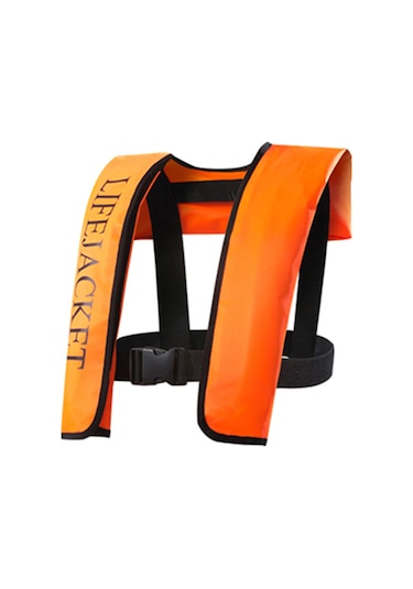 Youtek Otomatik Şişme Can Yeleği - Su Sporları İçin Hafif Ve Dayanıklı Turuncu