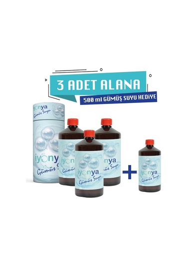 3lt Gümüş Suyu 500ml Gümüş Suyu Hediye