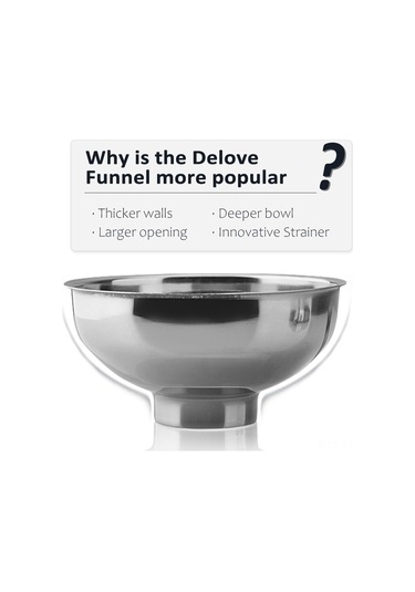 Ximistore9 3'lü Çelik Mutfak Huni Seti Filtre Dahil - Standart Ve Geniş Açık Mason Kavanozları İçin Gümüş