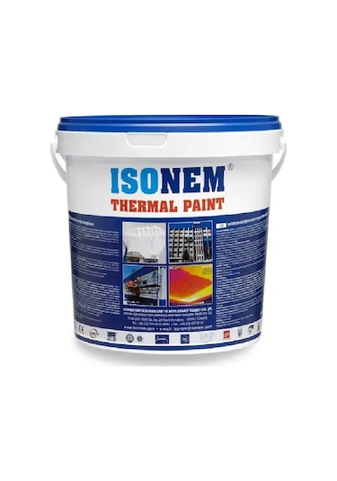 Isonem Thermal Paınt 18Lt Isı Yalıtım Boyası Kırmızı