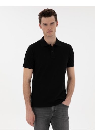 Pierre Cardin Erkek Siyah Tişört Basic 50302561-vr046 Siyah