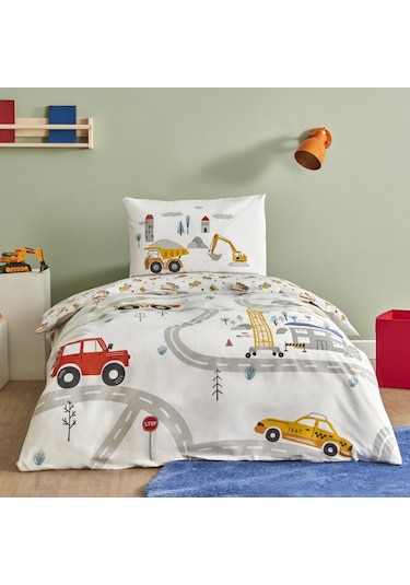 Karaca Home Young Race %100 Pamuk Fitted Tek Kişilik Nevresim Takımı