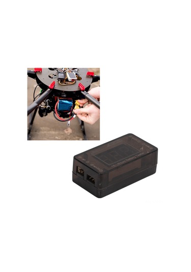 Fosenze 1s Lipo/life/lihv Pil Voltaj Test Cihazı - 4 Farklı Arayüz Jst/molex/mcpx/mcx - 0.36 İnç Kırmızı Ekran - Polarity Koruma Aok-041