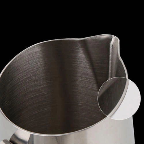 400 Ml Barista Süt Köpüğü Kupa Paslanmaz Çelik Kahve Sürahi Bar Kaplama İle İçme Yapışmaz Aracı Sürahi Mutfak Latte Sanat Kahve Kapları