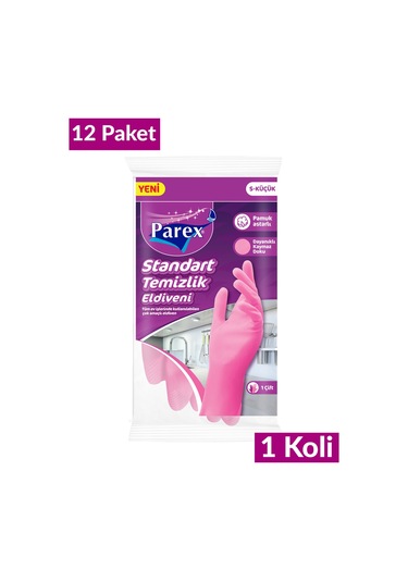 Standart Eldiven Küçük Boy 12 Paket 1 Koli