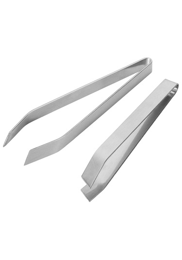 Suntek 2 Parça Balık Kılçığı Cımbız, Paslanmaz Eğimli Gosterildigi Gibi Diğer