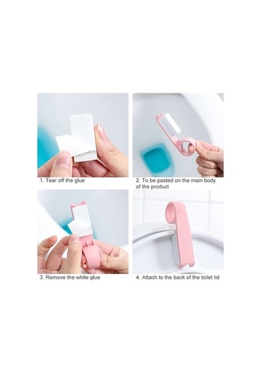 Tongxida Bosphorusboutique Yaratıcı Tuvalet Tuvalet Sones Önleyici Kir Kapağı Kaldırma Halka Aksesuarları Adet 10 Diğer