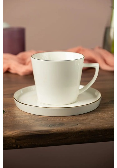 Korall Porselen Hediye Çay Seti 226 Ml Grace 243502724 Beyaz