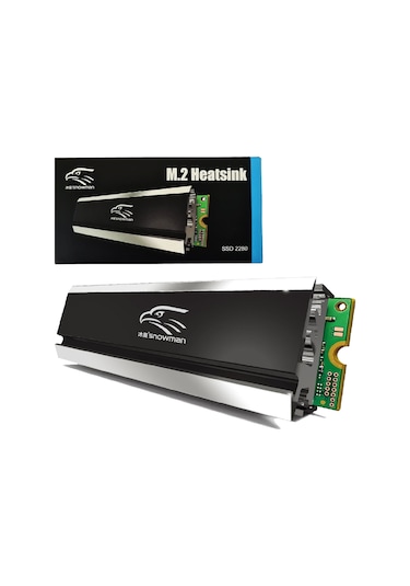 Snowman Heat Pipe M.2 2280 SSD Bakır + Alüminyum NVME NGFF M2 Soğ