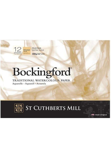 Bockingford Sulu Boya Blok Rough White 300 G 13x18 Cm 12 Yaprak