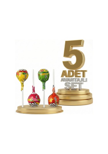 Afia Lolipop Meyve Aromalı Sert Şeker 5x10 Gr