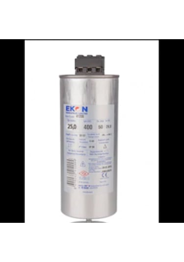 Ekon 1 Kvar 231 V Monofaze Silindir Kondansatör Tamer