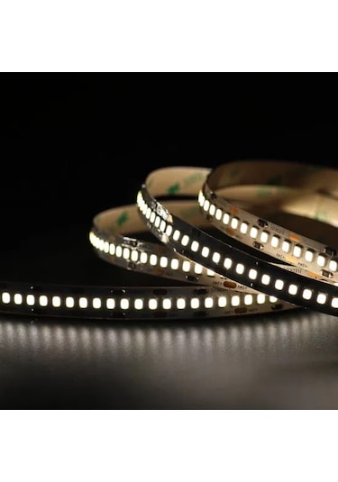 5metre 240 Led/m Şerit Led Hortum 6500k Soğuk Beyaz Kendinden Yapışkanlı Güçlü Smd2835 12v Dc Ip20