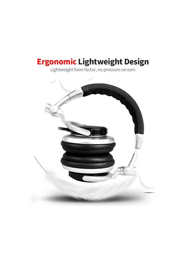 Lemestar Senıcc St-80 Profesyonel Dj Kulaklığı - 50mm Sürücü, 3.5mm/6.5mm Adaptörlü, Yüksek Ses Kalitesi