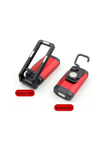 Youmex K011 Kanca Tipi Gümüş Cob Led İş Lambası - Usb Şarjlı, Çok Fonksiyonlu, Ipx6 Su Geçirmez, Manyetik Tutucu 2 M