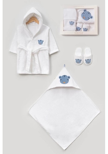 Bebitof Sevimli Kaplan Desenli %100 Pamuk Bebek Bornoz Seti 0-2 Yaş Kutulu Bbtf.byz.30056 0 - 24 Ay Bebitof Sevimli Kaplan Desenli %100 Pamuk Bebek Bornoz Seti 0-2 Yaş Kutulu Bbtf.byz.30056 0 - 24 Ay