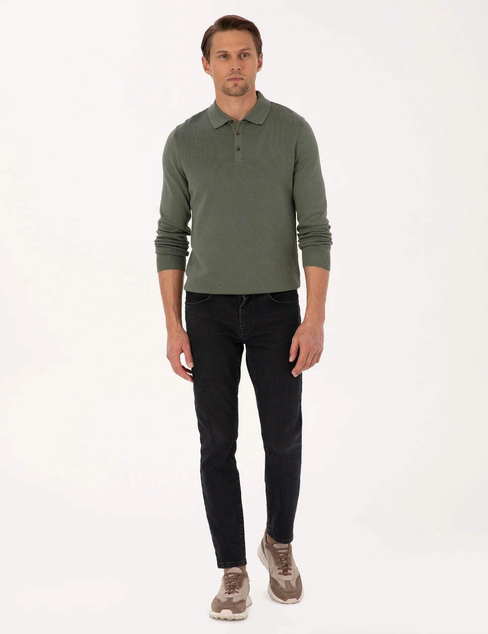 Pierre Cardin Erkek Gri Kazak /triko 50318036-vr210 Gri