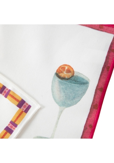 Mudo Home Fresh Fruıt 4'lü Kokteyl Peçete 15x15 Çok Renkli