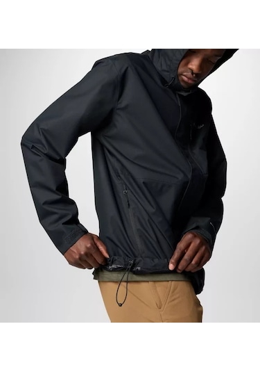 Columbia Wm2619 Hikebound Iı Jacket Erkek Yağmurluk 2089341010 Siyah