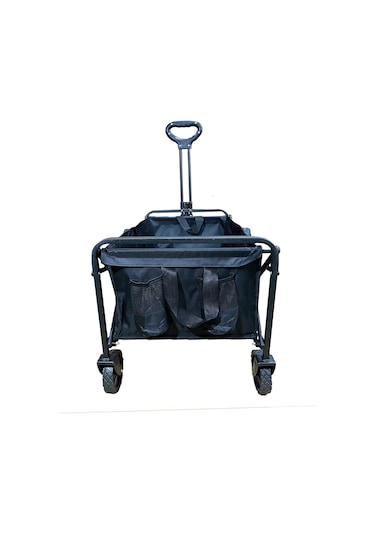 Yek Outdoor Mini Katlanabilir Evcil Hayvan Taşıma, Plaj Ve Kamp Arabası Siyah