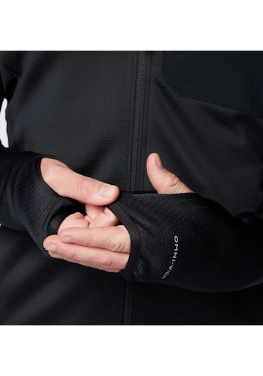 Columbia Triple Canyon Grid Fleece Fz Iı Siyah Erkek Outdoor Polar Ao4789 Siyah