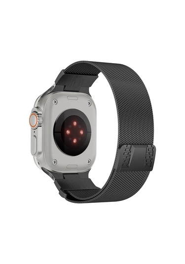 Watch Ultra 49mm Hgea Krd-107 Metal Hasır Kordon-siyah