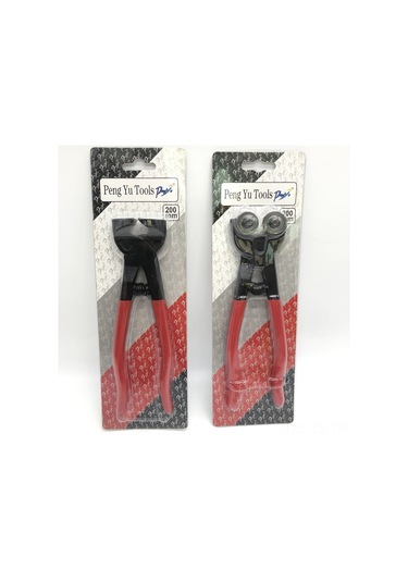 Jeemson Mosaik, Cam Ve Seramik Parçalarını Kesmek İçin Manuel Kesici Pense - Dairesel Ağızlı, 2 Adet Bıçaklı Dayanıklı Araç