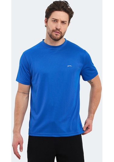 Slazenger OTAR I Erkek  Saks Mavi Tişört