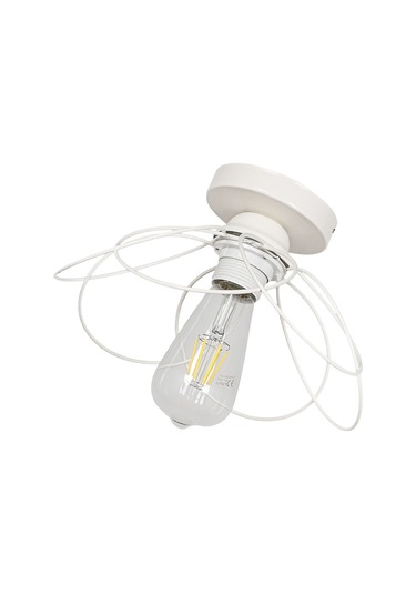 Begüsa Mango Tekli Beyaz Tavan Montaj Avize Beyaz