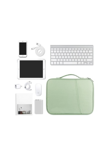 Fastbuy Elegant Beyaz Tablet Ve Dizüstü Çanta - 7.8/9.7/11/12.9 İnç Uyumlu, Hafif, Dayanıklı, Kullanıcı Dostu