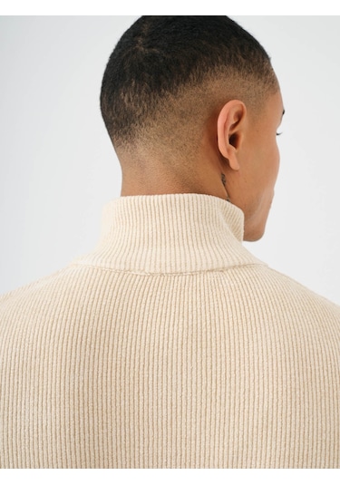 Loft Regular Fit Bej Erkek Kazak Lf2037257 Bej