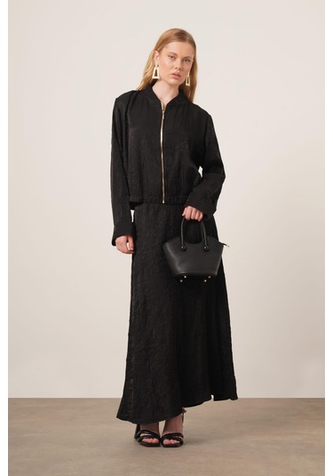 Ftz Women Kadın Kraş Etekli Takım Siyah 31171 Siyah