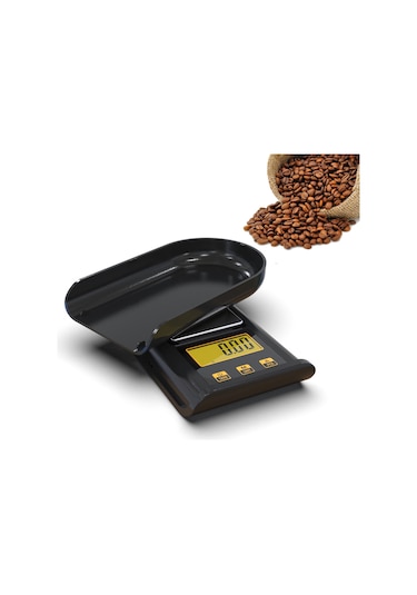 Mufunye 0.01g Hassas Mutfak Terazisi - 500g Kapasiteli, Taşınabilir, Tare Ve Sayım Fonksiyonlu Siyah