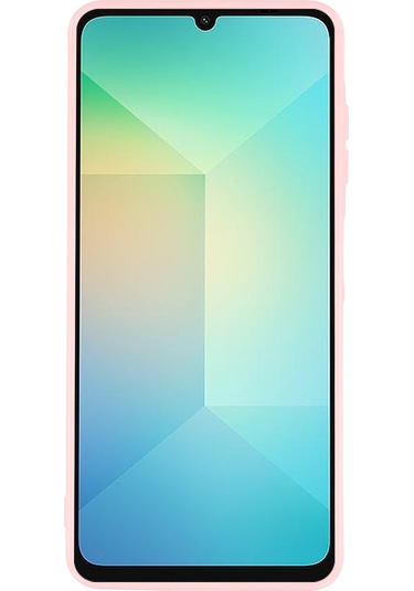 For Samsung Galaxy Uyumlu A06 Case Imd Glitter Tpu Phone Cover Large Camera Cutout - Pink Pembe