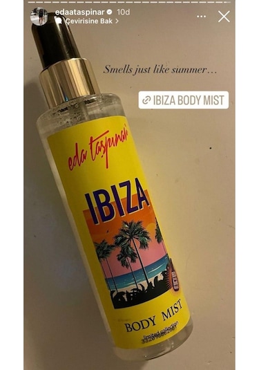 Eda Taşpınar Ibiza Vücut Spreyi 200 ML