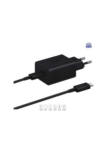 Samsung Galaxy A73 Uyumlu Type-c Ultra Hızlı Şarj Cihazı 45w 3.0 Amper Şarj Seti