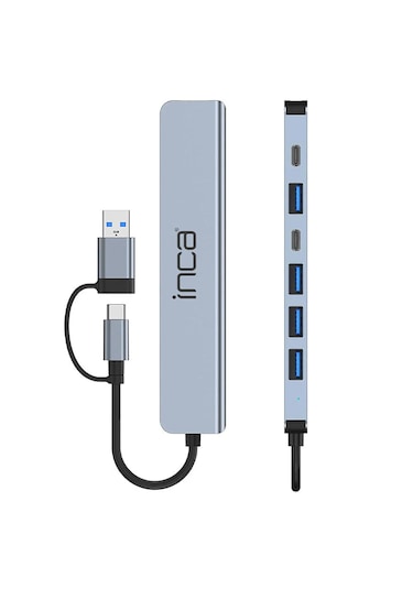Inca Iutp-7t Usb/type-c Hub X7 Alüminyum Çoklayıcı