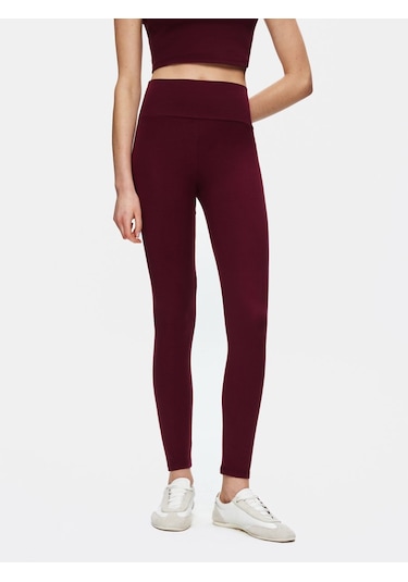 Ltb Basic Slim Fit Kırmızı Tayt Kırmızı L