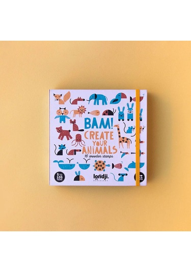 Londji Bam Animals Damga Seti Canlı Renkler