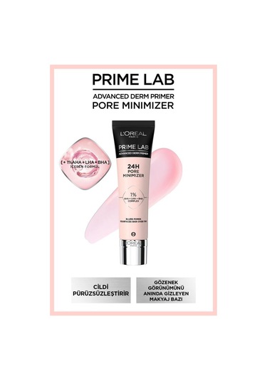 L'Oréal Paris Prime Lab Pore Minimizer Gözenek Küçültücü Makyaj Bazı