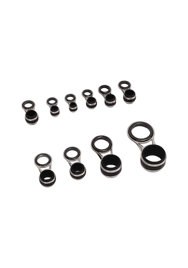 Xindoker Stok Makyat Çelik Seramik Oluklu Olta Çubuk Rehberleri Seti - Tüm Olta Çeşitlerine Uygun, Dökümönü Azaltan, Koli Halinde Sağlanır