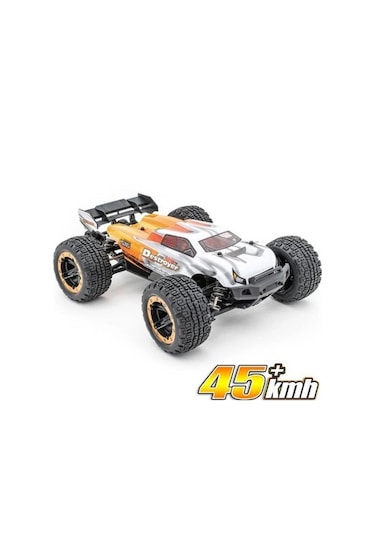 Haiboxing RC 1/16 Destroyer 45 KM + Sürat Uzaktan Kumandalı Model RC Model Araba RTR Elektrikli 4WD Brushless Fırçasız Truggy Truck Turuncu