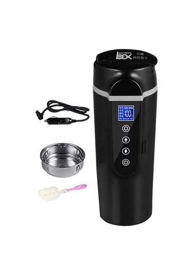 Suntek 24 V/12 V Araba Su Isıtıcısı Siyah