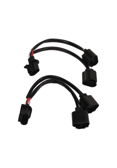 Youtek 2 Adet H13/9008 Truck Ve Pickup İçin Led Far Kablosu, Erkekten Dişeye Çevirici, Tekden İkiye Bölücü, Plug & Play, Uzun Ömürlü Bakır Çekirdekli Bağlantı