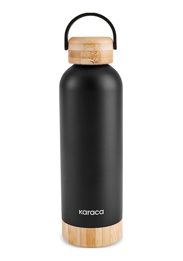 Karaca Woody Çelik Sızdırmaz Termos 500 ml Siyah