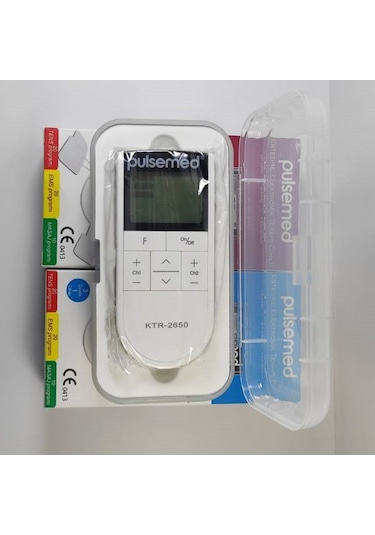 Pulsemed Ktr 2650 Tens Ems Masaj Cihazı Şarjlı ve Pilli Beyaz