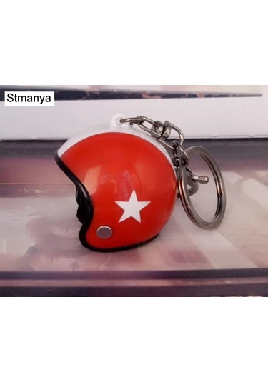 Stmanyamotorsiklet Kaskı Anahtarlık - Plastik Erkek Ve Kadın Moda Anahtarlık Hediye 17022green Su Yeşili